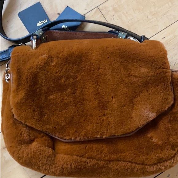 NWT Maje Faux Fur Bag - Picture 2 of 8